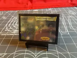 Vintage 2001 Harry Potter TCG Fred & George Weasley 5/80 Holo Foil Card NM - Image 4
