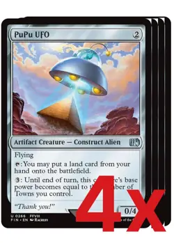 4x PuPu UFO FIN MTG Playset NM #266 - Image 1