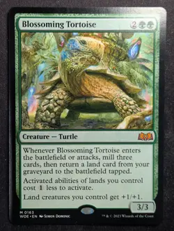 Blossoming Tortoise - Wilds of Eldraine (MTG) - Image 1