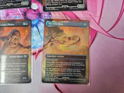 MTG LTR Lord Of The Rings The One Ring FOIL scene set 448 - 451 Pack fresh NM - Image 5