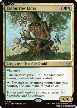 Faeburrow Elder EN [ECC - 53] - NM TCG MTG - Image 1