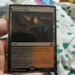 MTG Magic the Gathering Haunted Ridge (263/548) Innistrad Midnight Hunt NM - Image 1