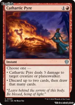Cathartic Pyre EN [ECC - 90] - NM TCG MTG - Image 1