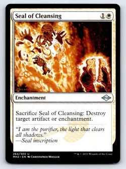 Seal of Cleansing 264 Uncommon Modern Horizons 2 Magic: The Gathering LP - Image 1