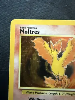Pokemon TCG Moltres Fossil Holo Card 12/62 - Image 2
