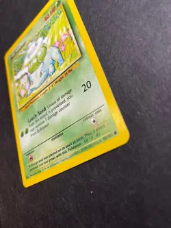 Bulbasaur 44/102 Common Base Set Unlimited Pokemon TCG RARE - Image 4