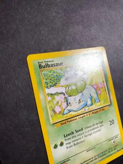 Bulbasaur 44/102 Common Base Set Unlimited Pokemon TCG RARE - Image 5
