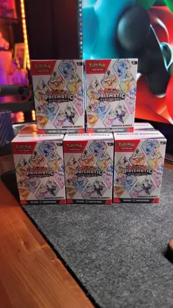 Pokemon TCG Prismatic Evolutions Booster Bundle (Lot of 8) - New Factory SEALED - Image 1
