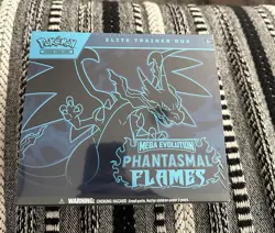 BRAND NEW Pokemon TCG: Mega Evolution Phantasmal Flames Elite Trainer Box - Image 1