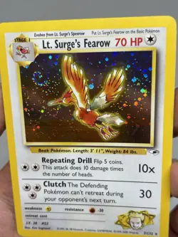 Lt. Surge's Fearow 007/132 Gym Heroes Holo | Pokemon Card | Near Mint 🌀SWIRL🌀 - Image 5