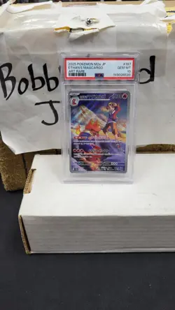 2025 JAPANESE ETHAN'S MAGCARGO AR MEGA DREAM ASCENDED POKEMON PSA 10 #197 - Image 1