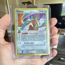 Pokemon TCG Deoxys 5/110 EX Holon Phantoms Holo Rare Basic Psychic 70 HP English - Image 1