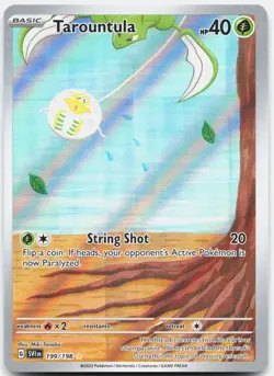 Tarountula 199/198 Illustration Rare Scarlet & Violet Pokemon Near Mint - Image 1