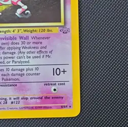 Wizards of the Coast Mr. Mime 6/64 Jungle Unlimited Holo Rare Basic 40HP 1999 - Image 4