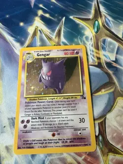 1999 Pokemon Fossil Gengar #5/62 - Image 2
