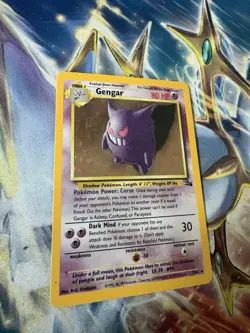 1999 Pokemon Fossil Gengar #5/62 - Image 3