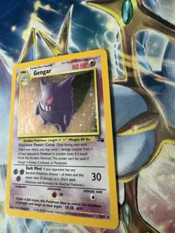 1999 Pokemon Fossil Gengar #5/62 - Image 4