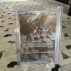 Mr. Mime Illustration Rare Full Art Holo 179/165 SV 151 - Image 1