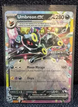 Pokemon Umbreon EX 060/131 Prismatic Evolutions Stamped - Image 1