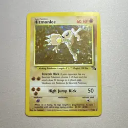 Wizards of the Coast Hitmonlee 7/62 Fossil Holo Rare 60 HP Eng 1999 - Image 1