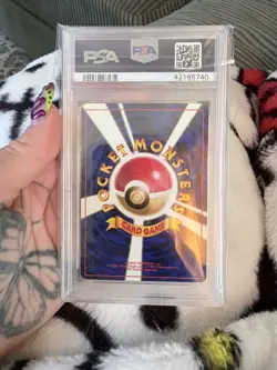 PSA 10 japanese Pokemon Typhlosion 157 Neo Premium File 1 1999 Holo Rare - Image 2