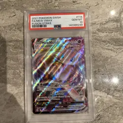 POKEMON TCG Mew VMAX 114/264 Swsh08: Fusion Strike PSA 10 GEM MT - Image 1