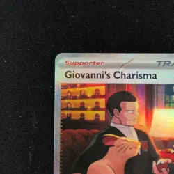 Giovanni's Charisma 204/165 Special Illustration Rare 151 Pokemon Near Mint - Image 3