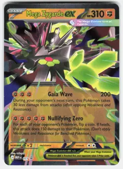 MEGA ZYGARDE EX 071 HOLO PROMO ME: MEGA EVOLUTION PROMO POKEMON HOLO NM/M - Image 1