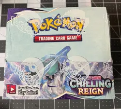 Pokemon TCG Sword Shield Chilling Reign Booster Box Factory Sealed NEW - Image 1