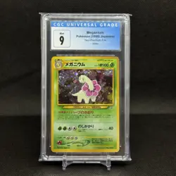 1999 Pokemon JP Neo Premium File 1 Meganium, Typhlosion, Feraligatr TRIO CGC 9 - Image 2