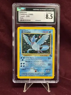 VINTAGE Pokemon TCG NM/MINT+ 1999 Articuno 2/62 Fossil Holo - Image 1