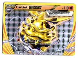 Carbink BREAK 51/124 BREAK Rare Fates Collide Pokemon Holo Lightly Played - Image 1