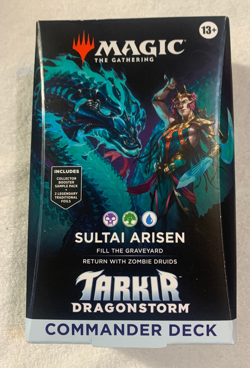 Magic the Gathering Tarkir Dragonstorm Sultai Arisen Commander Deck - Image 1