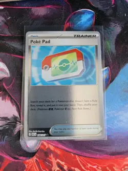 Poke Pad 198/217 Reverse Holo Pokemon TCG Ascended Heroes NM - Image 1