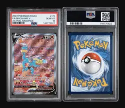 2022 Pokemon SWSH Astral Radiance #172 FA Machamp V PSA 10 GEM MINT Fresh Grade! - Image 3