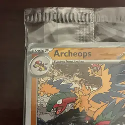 Pokemon Field Museum Fossil Exhibit Archeops Promo SEALED 051/086 - Image 2
