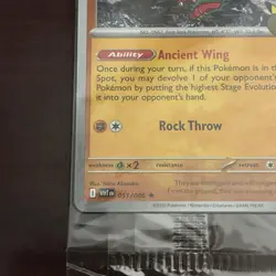 Pokemon Field Museum Fossil Exhibit Archeops Promo SEALED 051/086 - Image 5