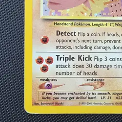 Nintendo Hitmontop 3/75 Neo Discovery Unlimited Holo Rare Basic 60HP 2001 - Image 5