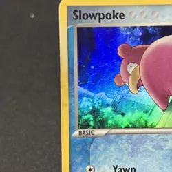 2005 Pokemon Slowpoke EX Delta Species Reverse Holo Foil 83/113 MP - Image 3