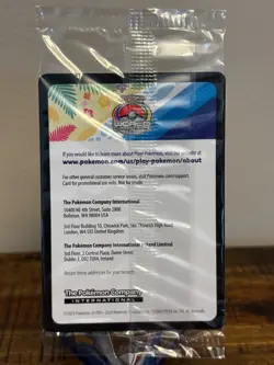Pikachu SVP EN 190 - 2024 World Championships Sealed Stamped Promo Pokemon - Image 2