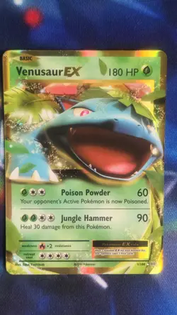 Venusaur EX 1/108 Pokemon 2016 XY Evolutions Ultra Rare Holofoil NM Or Better - Image 1
