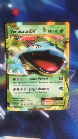Venusaur EX 1/108 Pokemon 2016 XY Evolutions Ultra Rare Holofoil NM Or Better - Image 5
