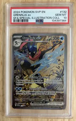 2024 Pokemon Greninja Ex 132 SVP Promo PSA 10 - Image 1
