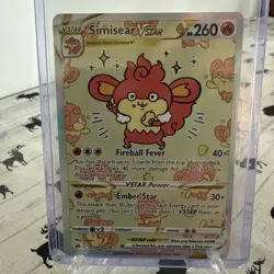 The Pokemon Company Simisear VSTAR GG37/GG70 Crown Zenith Ultra Rare Holo 260 - Image 1
