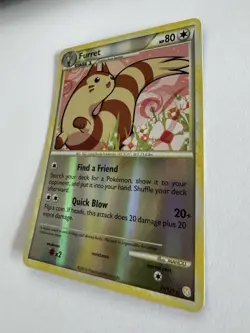 Pokemon Furret 21/123 - HeartGold & SoulSilver - Rare Reverse Holo - LP/NM - Image 4