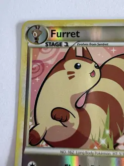 Pokemon Furret 21/123 - HeartGold & SoulSilver - Rare Reverse Holo - LP/NM - Image 5