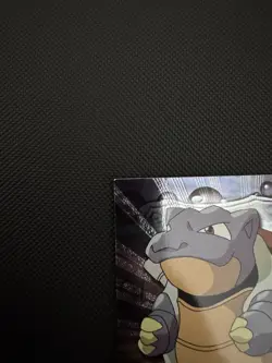 Pokemon Topps Chrome Blastoise #9 Holo - Image 3