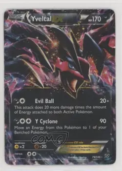 Yveltal EX Pokemon XY Base Set #79 - Image 1