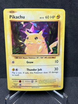 Pokemon Pikachu 35/108 Cracked Ice Holo XY: Deck Exclusive Near Mint - Image 1