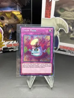 Yugioh Toon Mask DRL2-EN028 Secret Rare 1st Ed NM - Image 2